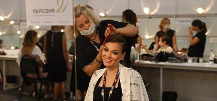 Стилисты салона фрайнчайзи Персона Братиславкая на конкурсе Новая Волна 2021